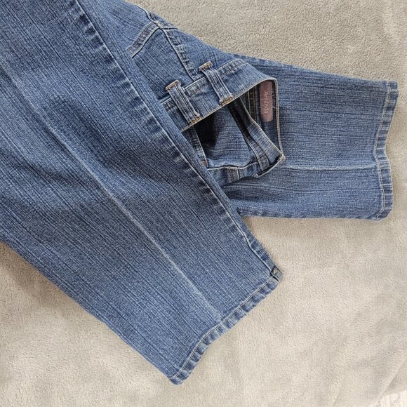 Gloria Vanderbilt Amanda Womens Jeans 18 Straight Leg Medium Blue Denim SL10E - Picture 4 of 10